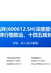 深度报告:百年品牌行稳致远,十四五规划再启航