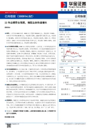 22年业绩符合预期,储能业务快速增长