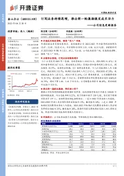 公司信息更新报告：订阅业务持续高增，推出新一轮激励激发成长活力