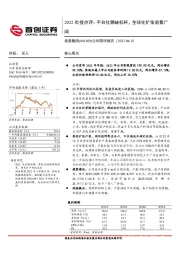 2022年报点评：平台化稀缺标杆，全球化扩张前景广阔