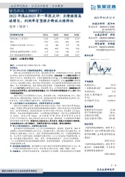 2022年报&2023年一季报点评:业绩继续高速增长,利润率有望提升释放业绩弹性