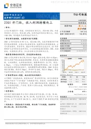 23Q1开门红，收入利润持续向上