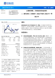 2022年报及2023年一季报点评:业绩超预期,多领域实现快速增长
