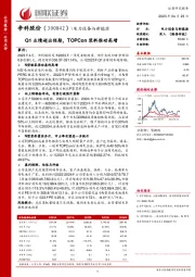 Q1业绩超出预期，TOPCon浆料推动高增