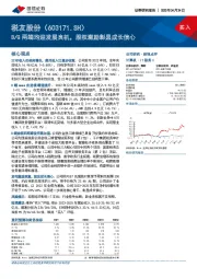 B/G两端均迎发展良机，股权激励彰显成长信心