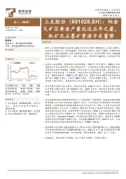 帕金戈矿区黄金产量达近五年之最,钒矿及石墨矿资源开采蓄势