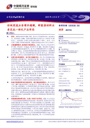 传统固废业务增长稳健，新能源材料业务完成一体化产业布局