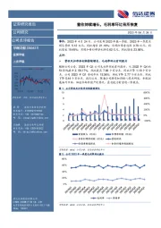 营收持续增长，毛利率环比有所恢复