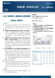 1Q23业绩承压，超硬材料业务短期增长仍有一定压力