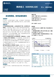 原材料回落,新项目推动成长
