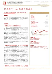 系列点评之四:定点再下一城 车载开启成长