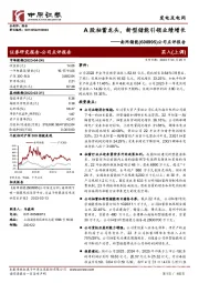 公司点评报告：A股抽蓄龙头，新型储能引领业绩增长