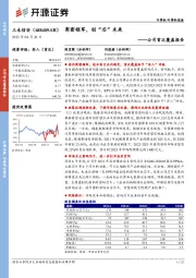 公司首次覆盖报告：商密领军，创“芯”未来