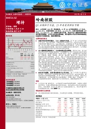 Q1业绩扭亏为盈，23年高复苏弹性可期