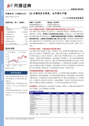 公司信息更新报告：Q1业绩创历史新高，全年势头可期
