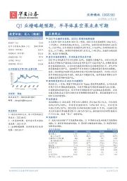 Q1业绩略超预期,半导体真空泵未来可期