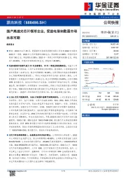 国产高速光芯片领军企业，受益电信和数通市场未来可期