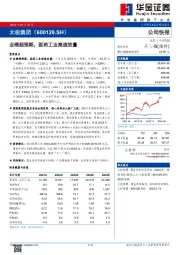 业绩超预期，医药工业高速放量