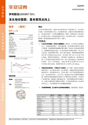 龙头地位稳固，基本面拐点向上