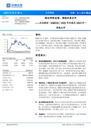 2022年年报及2023年一季报点评：微逆持续高增，储能放量在即