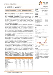 大华股份Q1利润超预期，大模型、多模态取得技术突破