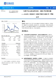 2022年报及2023年一季报点评:电商平台业务边际向好,2023年有望回暖