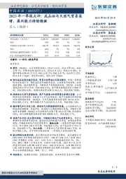 2023年一季报点评：成品油与天然气贸易高增，盈利能力持续稳健