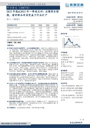 2022年报&2023年一季报点评:业绩符合预期,看好新品布局受益于行业扩产
