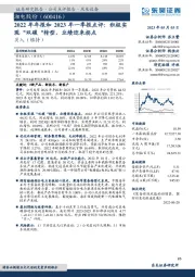 2022年年报和2023年一季报点评：积极实现“双碳”转型，业绩迎来拐点