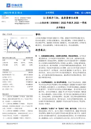 2022年报及2023一季报点评报告：Q1实现开门红，高质量增长延续