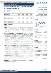 2023年一季度报告点评：Q1业绩符合预期，自主内饰龙头持续成长