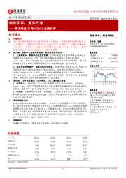 海天味业22年&23Q1业绩点评:势能犹存,复苏在途