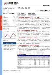 公司信息更新报告：开局良好，彰显实力