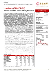 Resilient FY22/1H23 despite industry headwinds