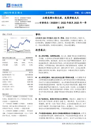 2022年报及2023年一季报点评：业绩高增如期兑现，发展势能充足