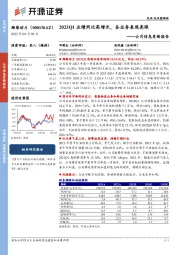 公司信息更新报告:2023Q1业绩同比高增长,各业务表现亮眼