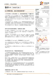 出口预期改善，加快功能性面料推广