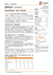 储能业务稳定增长，盈利水平维持高位