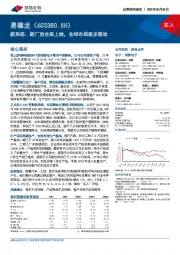 新系统、新厂房全面上线,全球布局逐步落地