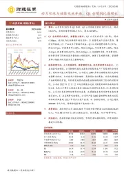 动力电池与储能电池并进，Q1业绩同比高增长