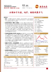 业绩扭亏为盈，HJT、储能两翼齐飞