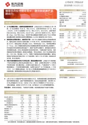 植保医药业务稳定增长，静待新能源产品新动力