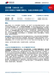 发布中高端电子测量仪器新品,加速业务高端化进程