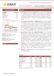 动力电池放量在即，大铁锂LP560K助力储能