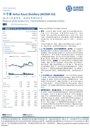 Q1收入快速增长，渠道改革释放活力