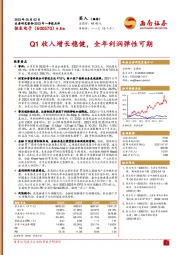 Q1收入增长稳健，全年利润弹性可期