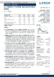 Q1业绩略好于市场预期，镍冶炼逐步贡献利润增量