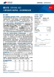 小家电差异化破局者,多品牌高效运营