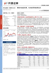 公司深度报告：煤铝双核显优势，电池铝箔贡献新成长