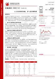 三大业务协同共振,步入成长新阶段
